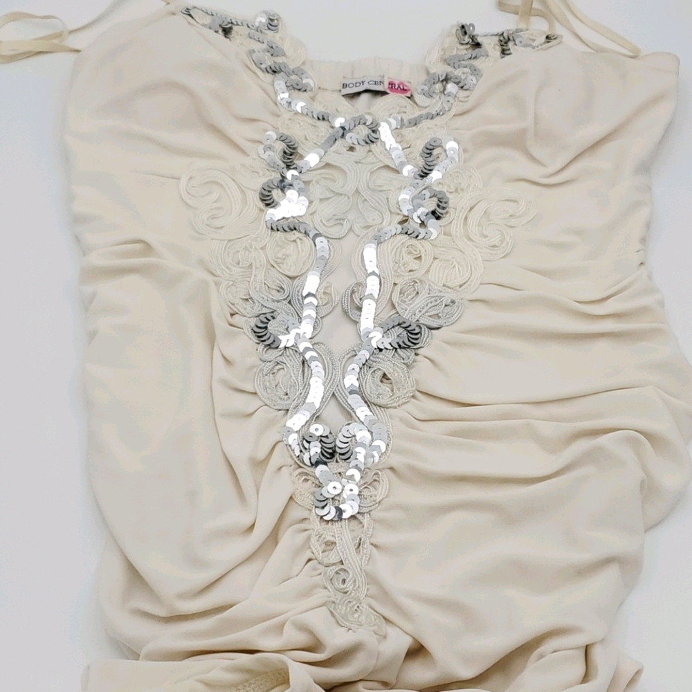Ivory Embellished Shirt